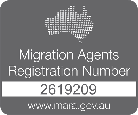 OMARA registered migration agent badge, MARN 2619209